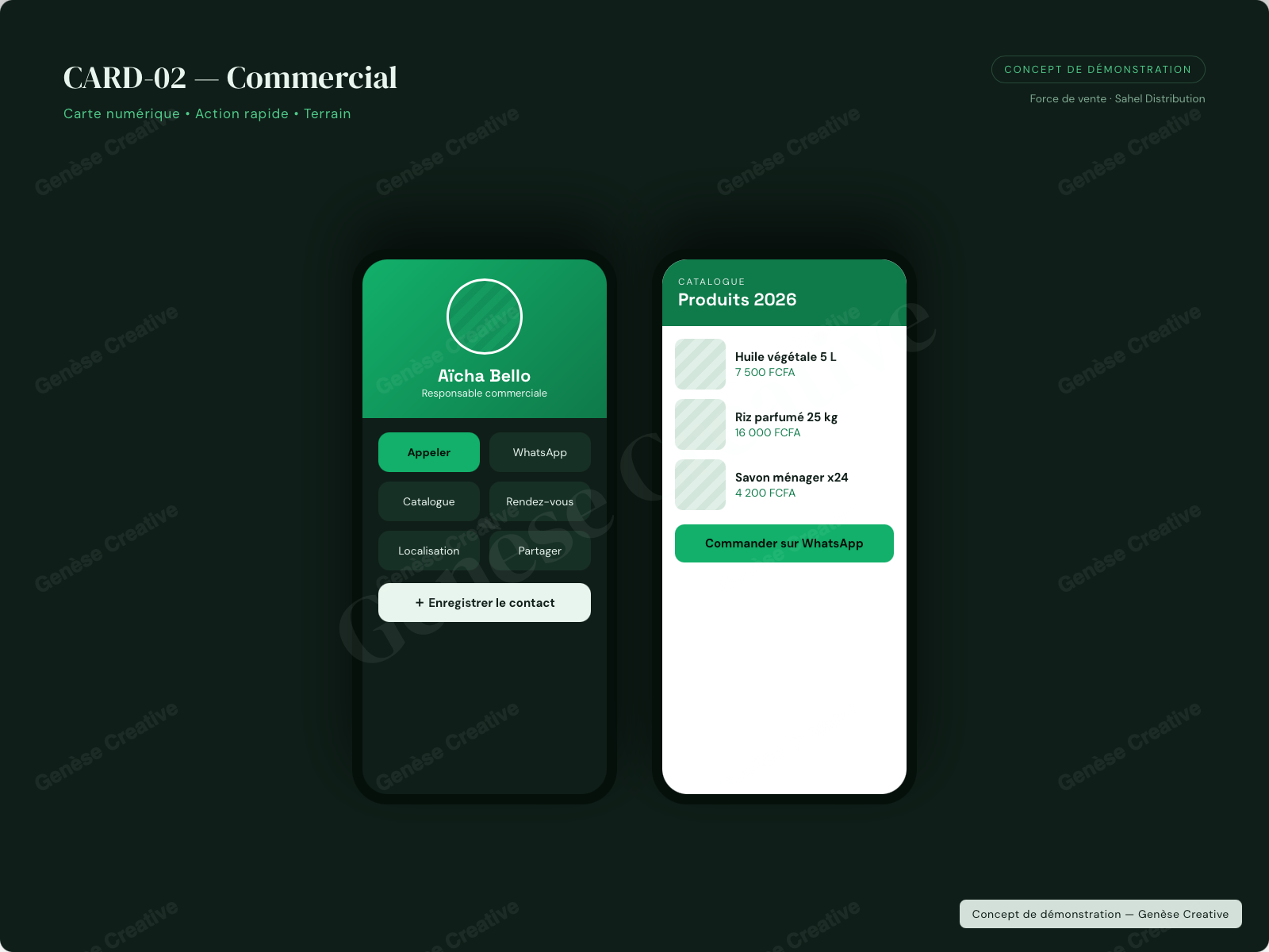 Concept CARD-02 — Commercial