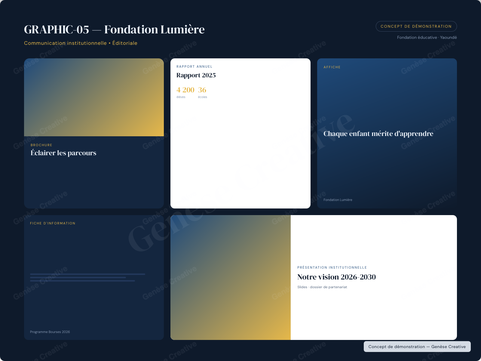 Concept GRAPH-05 — Communication institutionnelle
