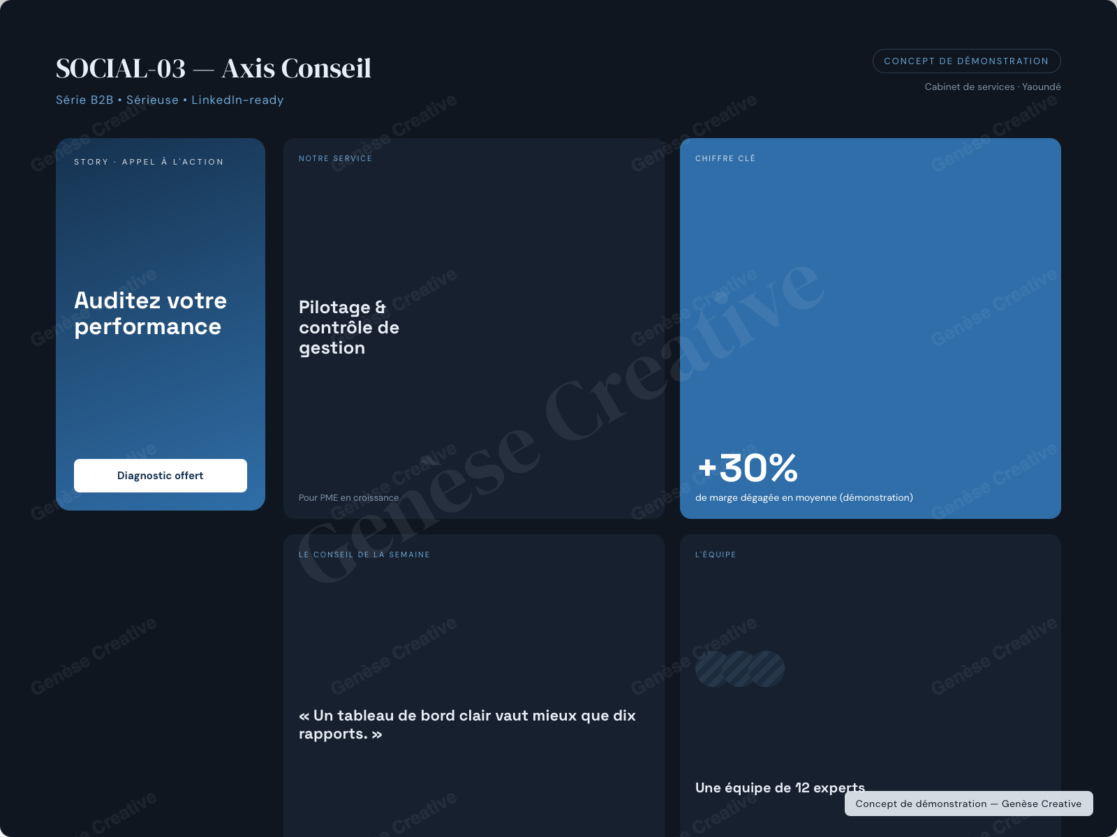 Concept SOCIAL-03 — Entreprise de services